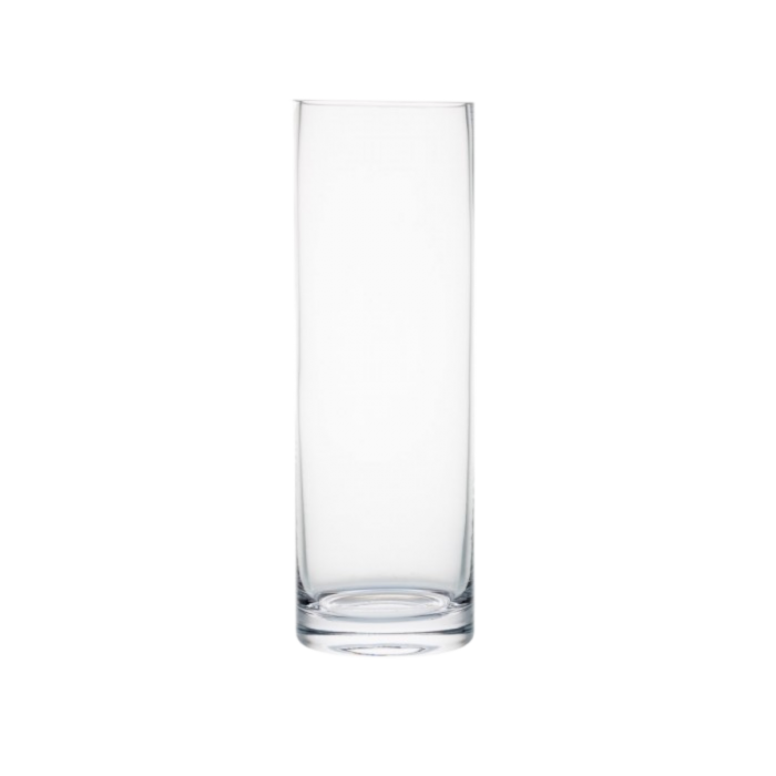 Location vase cylindrique en verre (H30)