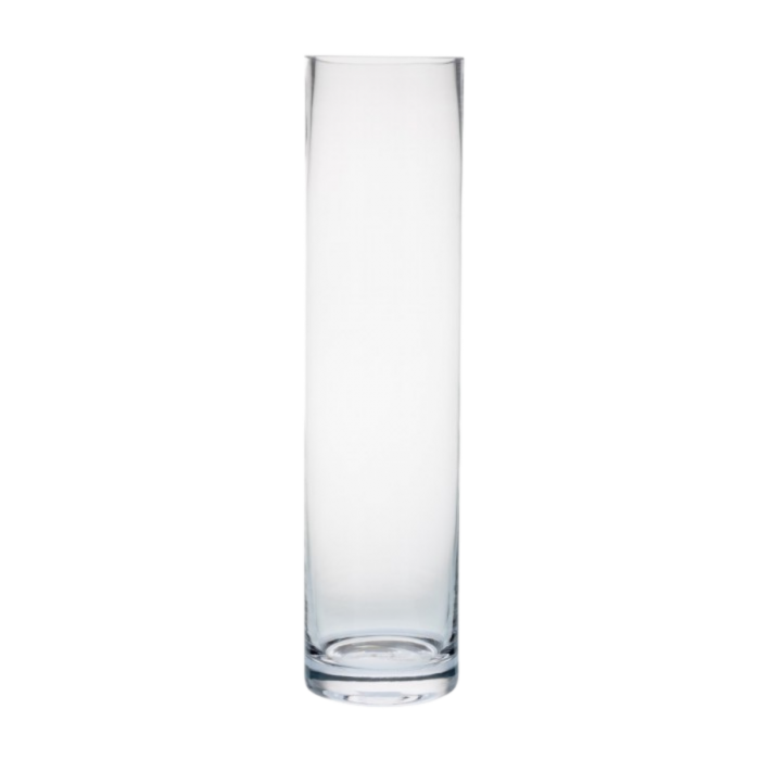 Location vase cylindrique en verre (H40)