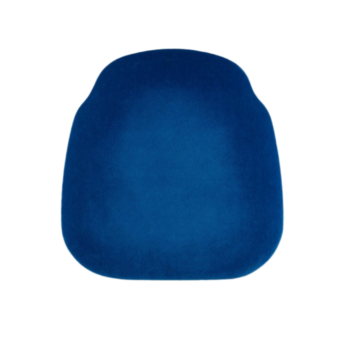 Location assise velours (M1) bleue (pour chaises Napoléon III et Scala)