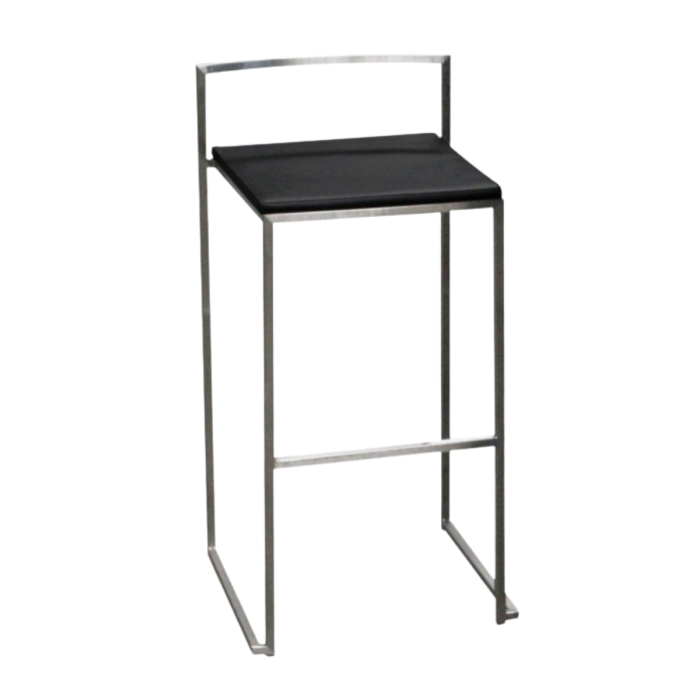 Location tabouret City en inox (assise à choisir en plus)