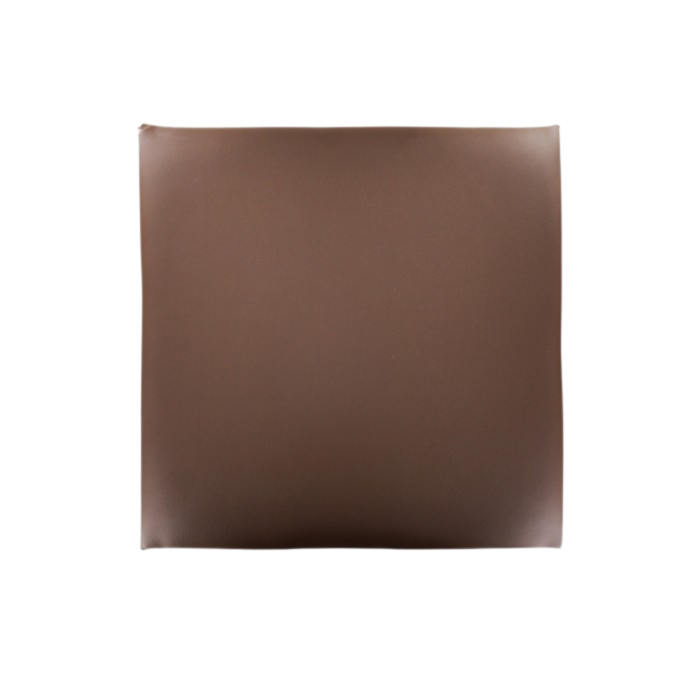 Location assise pour tabouret City, simili cuir chocolat