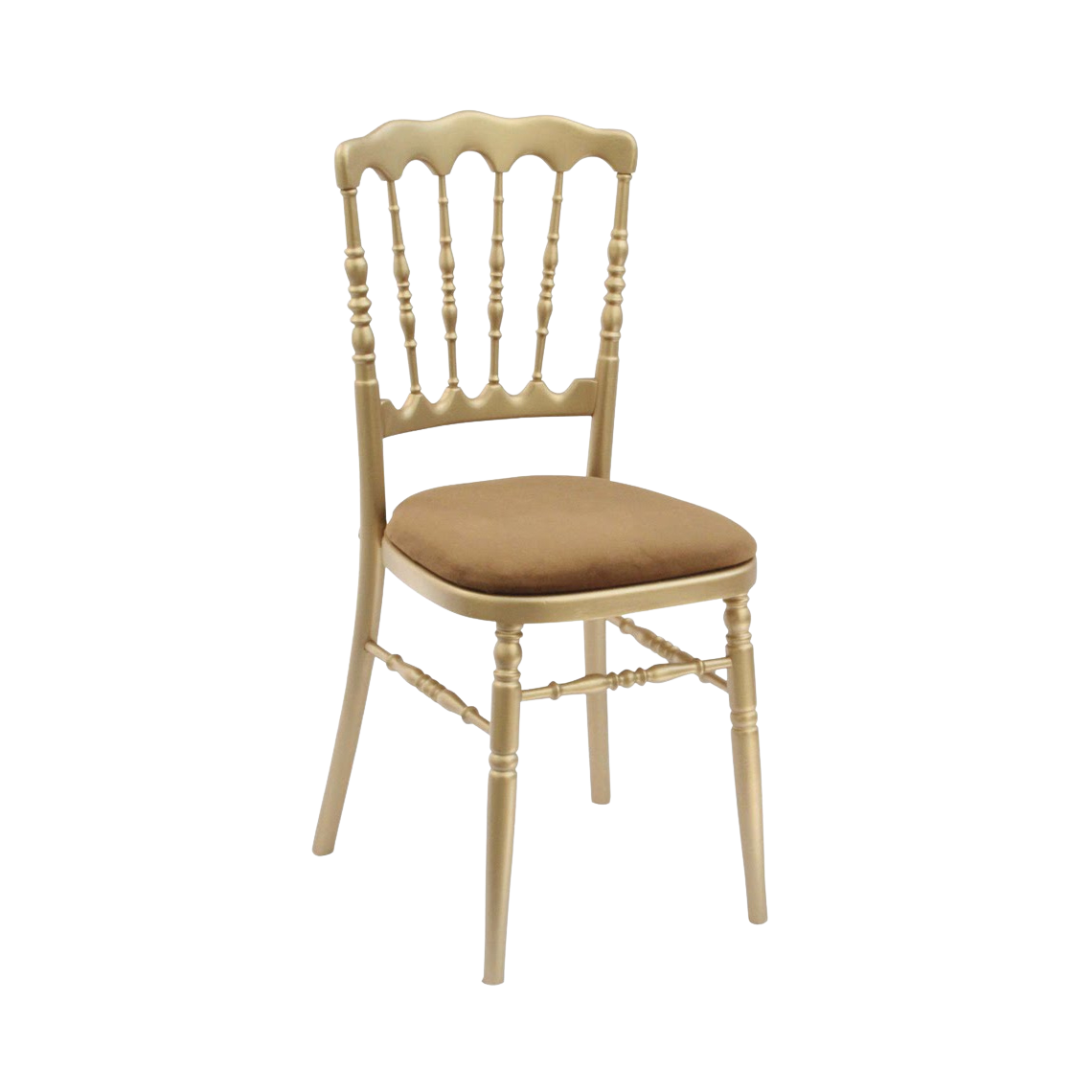 Location chaise Napoléon III or (assise à choisir en plus)