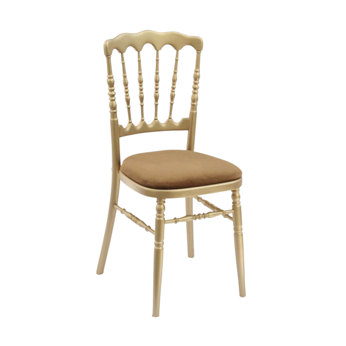 Location chaise Napoléon III or (assise à choisir en plus)