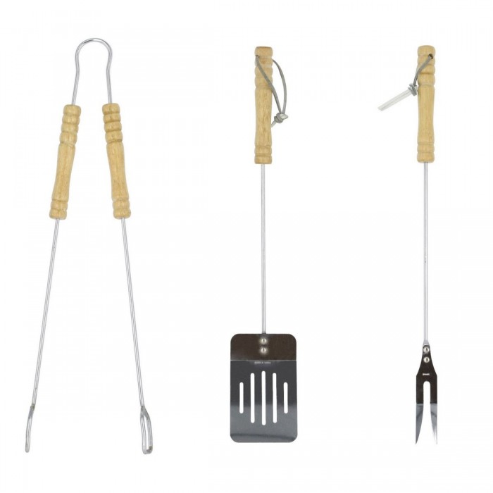 Kit à barbecue (spatule + fourchette + pince)