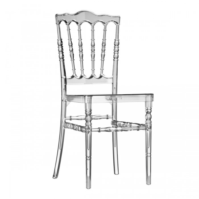 Chaise Napoléon III transparente (assise à choisir en plus)