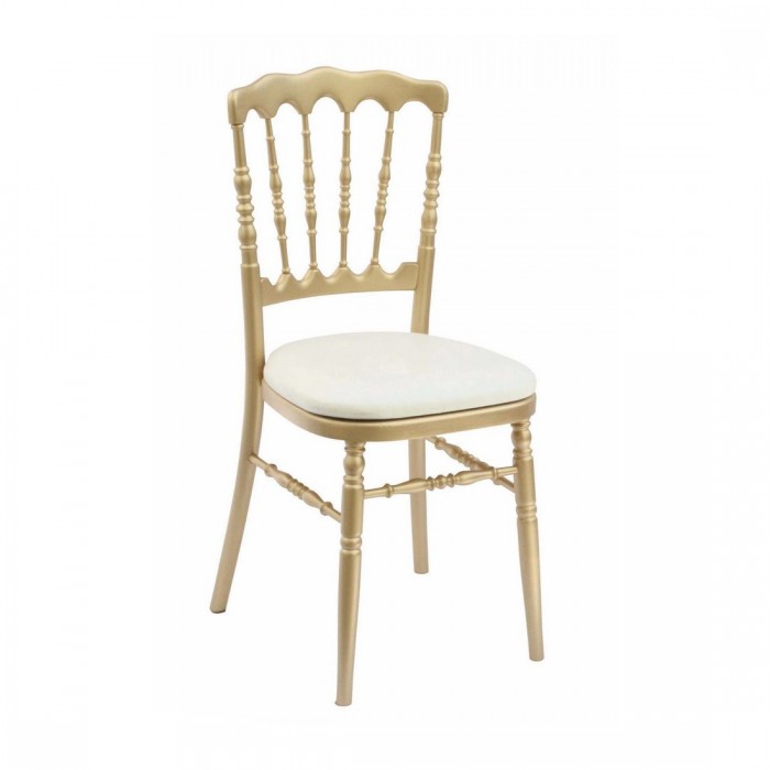 Chaise Napoléon III or (assise à choisir en plus)